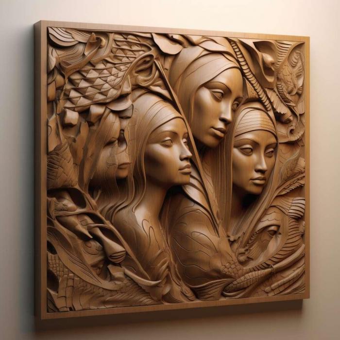 نموذج ثلاثي الأبعاد لآلة CNC 3D Art 